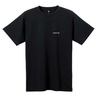 モンベル(mont bell)のモンベル Tシャツ WIC.T ワンポイントロゴ 1114110 BK L(Tシャツ/カットソー(半袖/袖なし))