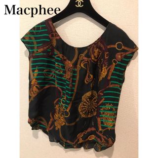 マカフィー(MACPHEE)のMacphee＊ショートブラウス(シャツ/ブラウス(半袖/袖なし))