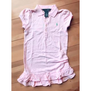 ラルフローレン(Ralph Lauren)の[新品]ラルフ・ローレン アシメフリルワンピ 女の子5才用(ワンピース)