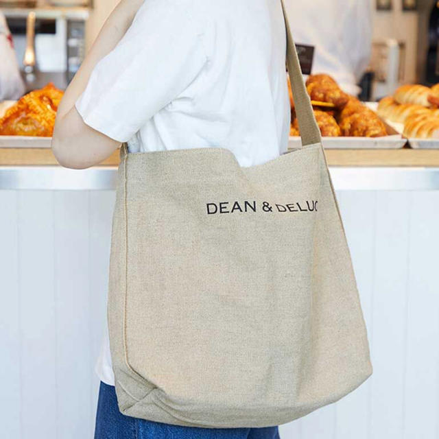 DEAN & DELUCA(ディーンアンドデルーカ)のDEAN & DELUCA リネントートバッグ L レディースのバッグ(ショルダーバッグ)の商品写真
