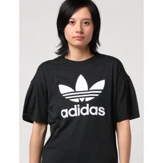 アディダス(adidas)のアディダス レーディスTEE black サイズF(Tシャツ(半袖/袖なし))