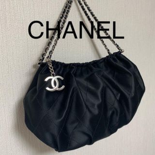 シャネル(CHANEL)のゆな❤️様☆美品☆シャネル☆サテンバッグ☆チェーンショルダー(ショルダーバッグ)