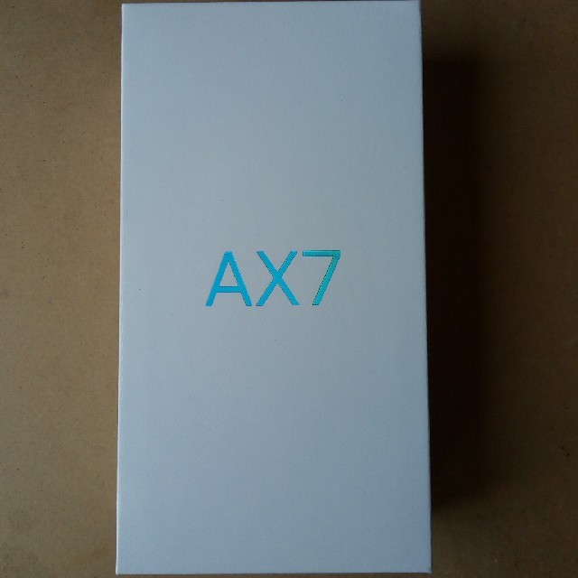 OPPO AX7 6.2インチ/SIMフリー/ブルー(4GB/64GBスマートフォン/携帯電話