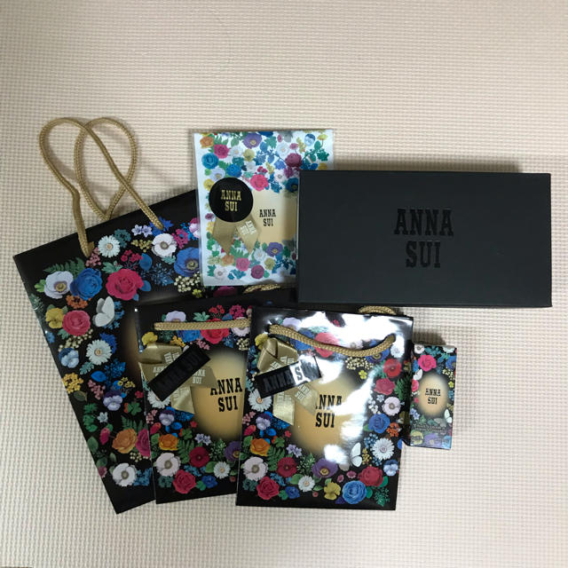 ANNA SUI(アナスイ)のANNA SUI ショップ袋 空箱 セット レディースのバッグ(ショップ袋)の商品写真