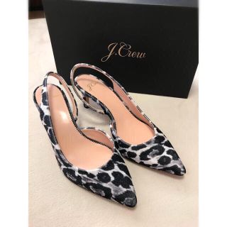 ジェイクルー(J.Crew)の連動【新品】J.Crew レオパード ポインテッドトゥ パンプス(ハイヒール/パンプス)