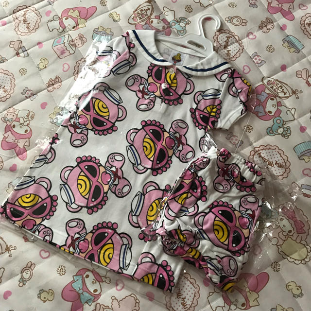 HYSTERIC MINI(ヒステリックミニ)のヒステリックミニ セーラーワンピ90 カボパンフリー キッズ/ベビー/マタニティのキッズ服女の子用(90cm~)(ワンピース)の商品写真