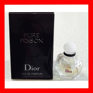 ディオール(Dior)の【中古品】DIOR ピュア プワゾン オードゥ パルファン 5ml (香水(女性用))