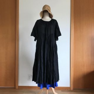 ネストローブ(nest Robe)のnest Robe ブロッキングワンピース 2018SS 中古(ロングワンピース/マキシワンピース)