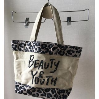 ビューティアンドユースユナイテッドアローズ(BEAUTY&YOUTH UNITED ARROWS)の【Beauty＆Youth】トートバッグ ヒョウ柄(トートバッグ)