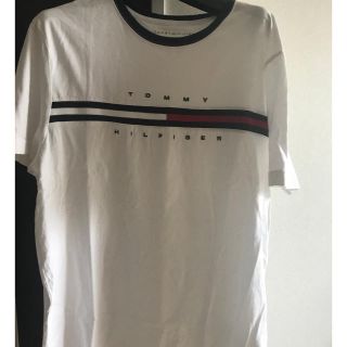 トミーヒルフィガー(TOMMY HILFIGER)のトミーヒルフィガー   定番ロゴ ホワイト サイズS(Tシャツ(半袖/袖なし))