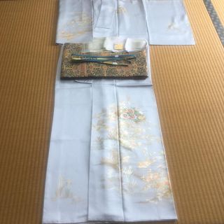 未使用品 訪問着 フルセット プラチナの輝き 長襦袢付き