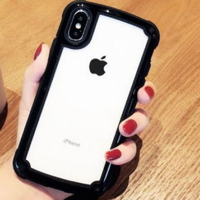 iPhone(アイフォーン)のアイフォン  X XS XR Max 4カラー 縁どり バンパー スマホ/家電/カメラのスマホアクセサリー(iPhoneケース)の商品写真