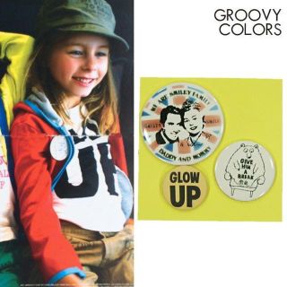 グルービーカラーズ(Groovy Colors)のDD姉妹ブランド グルービーカラーズ カタモ着 カンバッチ3個セット NO6(その他)