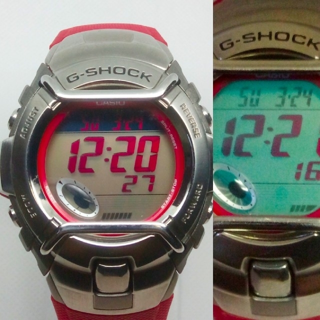 G-SHOCK(ジーショック)の希少Model 1つ目赤液晶！G-3101-4JF　G-SHOCK メンズの時計(腕時計(デジタル))の商品写真