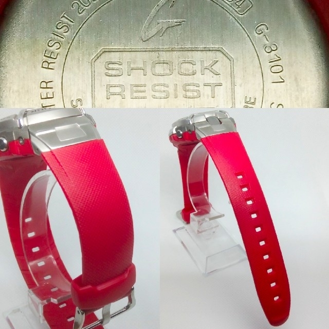 G-SHOCK(ジーショック)の希少Model 1つ目赤液晶！G-3101-4JF　G-SHOCK メンズの時計(腕時計(デジタル))の商品写真