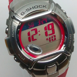 ジーショック(G-SHOCK)の希少Model 1つ目赤液晶！G-3101-4JF　G-SHOCK(腕時計(デジタル))
