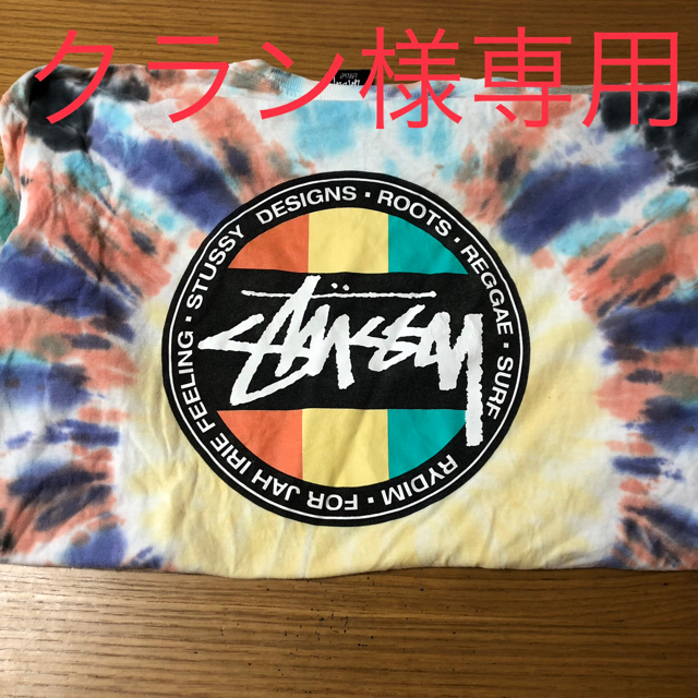 STUSSY(ステューシー)のステューシー Tシャツ 総柄 Ｌ stussy T-shirts クラン様専用 レディースのトップス(Tシャツ(半袖/袖なし))の商品写真