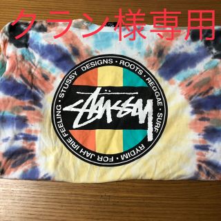 ステューシー(STUSSY)のステューシー Tシャツ 総柄 Ｌ stussy T-shirts クラン様専用(Tシャツ(半袖/袖なし))