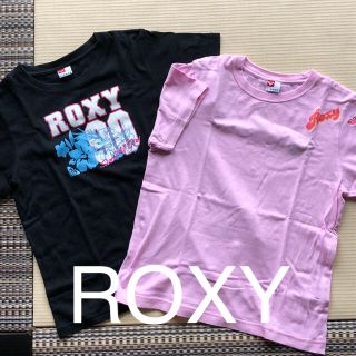 ロキシー(Roxy)の【ロキシー】Ｔシャツ ピンク&クロ Lサイズ 2枚組(Tシャツ(半袖/袖なし))