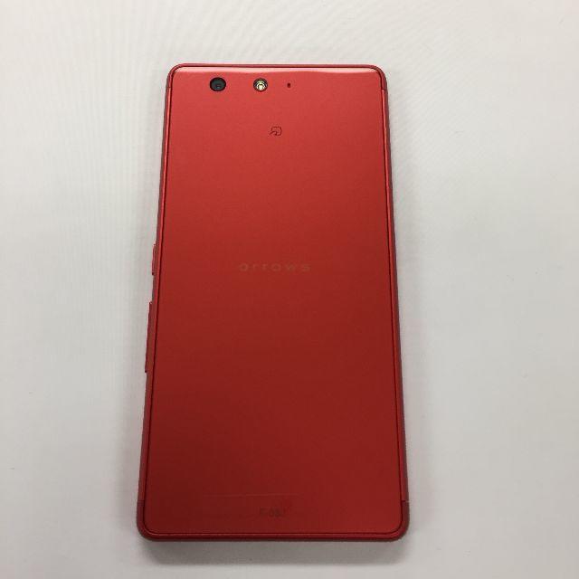 富士通(フジツウ)のdocomo 富士通 F-05J red レッド スマホ/家電/カメラのスマートフォン/携帯電話(スマートフォン本体)の商品写真