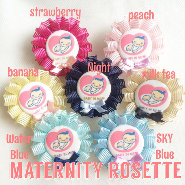 maternity rosette キッズ/ベビー/マタニティのマタニティ(その他)の商品写真