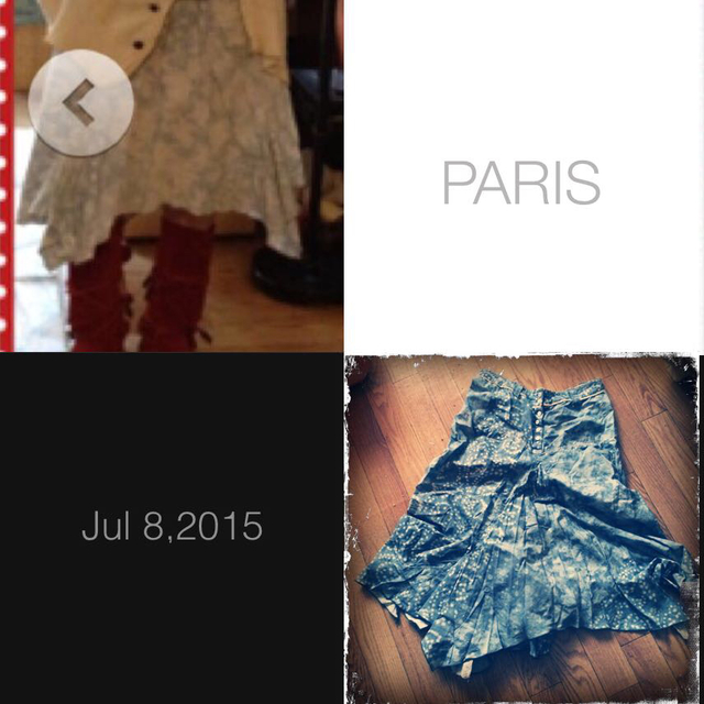 MARITHE + FRANCOIS GIRBAUD(マリテフランソワジルボー)のジルボー♡立体裁断スカート レディースのスカート(ロングスカート)の商品写真