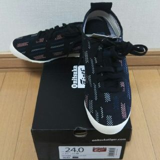 オニツカタイガー(Onitsuka Tiger)のオニツカタイガーMEXICO66KNITスニーカー24㎝新品箱付き(スニーカー)