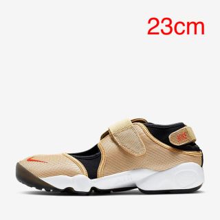 ナイキ(NIKE)のNIKE ナイキ AIR RIFT エアリフトサンダル 23 ゴールド 新品(スニーカー)