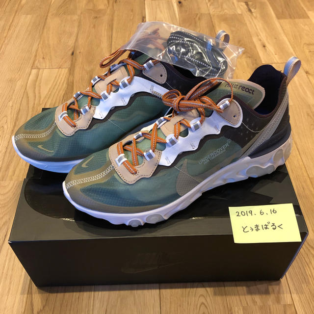 靴/シューズUNDERCOVER × NIKE REACT ELEMENT 87