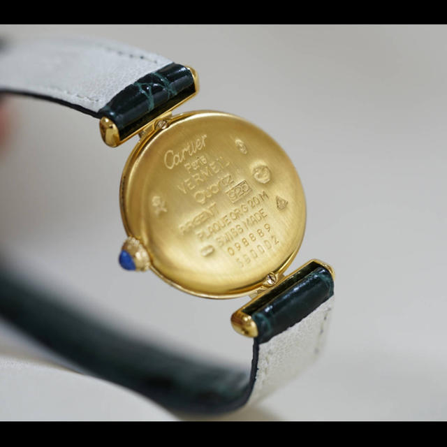 美品 カルティエ マスト コリゼ ローマン ホワイト SM Cartier 美品 カルティエ マスト コリゼ ローマン ホワイト SM Cartier
