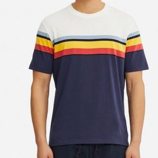 ユニクロ(UNIQLO)のユニクロ×JW ANDERSON マルチボーダーTシャツ(Tシャツ/カットソー(半袖/袖なし))