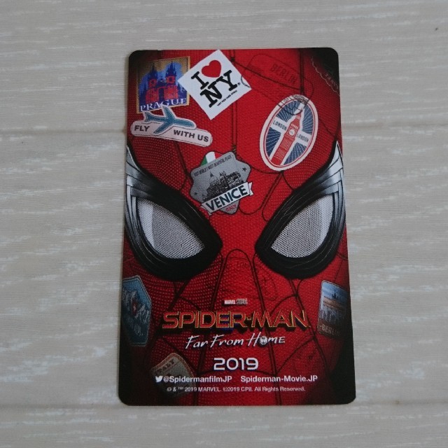 スパイダーマンファー・フロム・ホーム前売りポスター使用済前売り券スパイダーバース