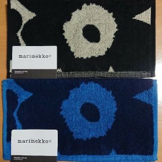 マリメッコ(marimekko)の新品☆marimekko(マリメッコ)☆タオルハンカチ ２枚セット(ハンカチ)