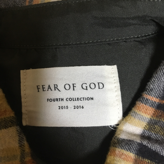 Taka着用！FEAR OF GOD フランネルシャツ