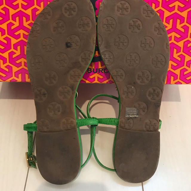 Tory Burch(トリーバーチ)のTORY BURCHトングサンダル♡レア色Light Green レディースの靴/シューズ(サンダル)の商品写真