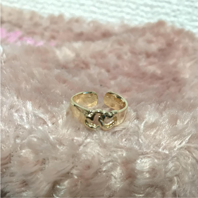 GRL(グレイル)のゴールドハートリング レディースのアクセサリー(リング(指輪))の商品写真