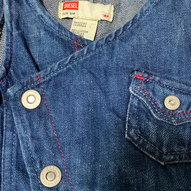 DIESEL(ディーゼル)のDIESEL KIDS ワンピース 6M 激レア キッズ/ベビー/マタニティのキッズ服女の子用(90cm~)(ワンピース)の商品写真