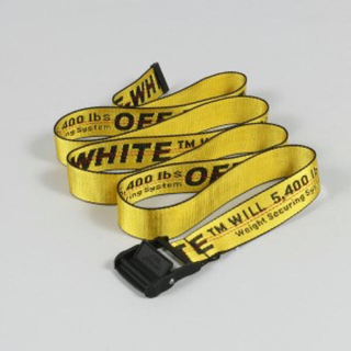 オフホワイト(OFF-WHITE)のoff white オフホワイト インダストリアル ベルト イエロー ストリート(ベルト)