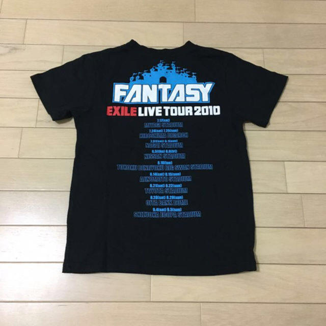 EXILE(エグザイル)の【EXILE】黒Tシャツ エンタメ/ホビーのタレントグッズ(ミュージシャン)の商品写真