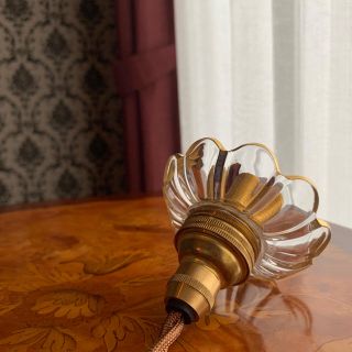 フランス オールドバカラ Baccarat ランプシェード アンティーク