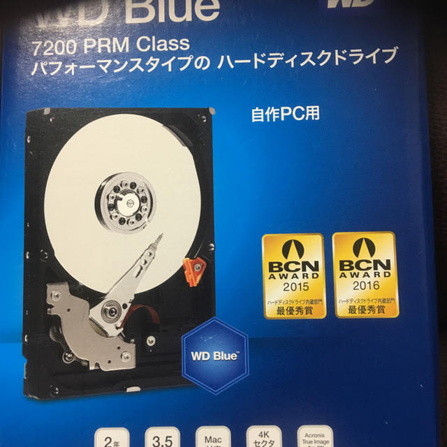 ☆未使用☆ W D Blue     1TB   WD10EZEX スマホ/家電/カメラのPC/タブレット(PCパーツ)の商品写真