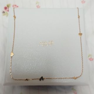 アーカー(AHKAH)の美品☆AHKAH シャボンハートネックレス☆7パーツ(ネックレス)