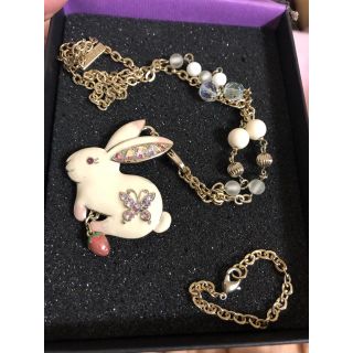 anna sui ネックレス うさぎ bunny