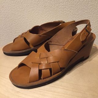 ロキエ(Lochie)のJANTIQUES ジャンティーク購入 made in USA レザーサンダル(サンダル)