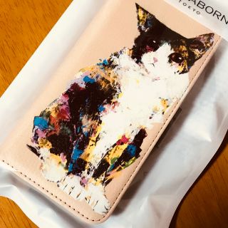 新品・美品 ニジスケ iPhone6/7/8 ケース 猫 手帳タイプ＊最終価格＊(iPhoneケース)