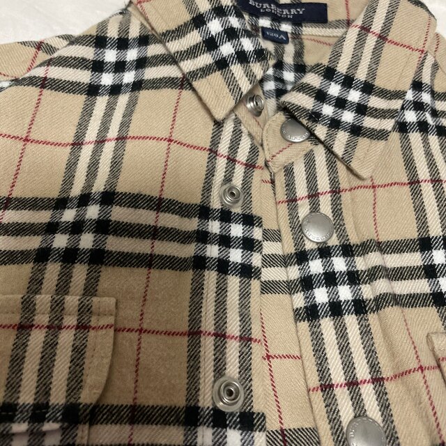 BURBERRY(バーバリー)のバーバリー  綿ネル地  120サイズ キッズ/ベビー/マタニティのキッズ服男の子用(90cm~)(ブラウス)の商品写真