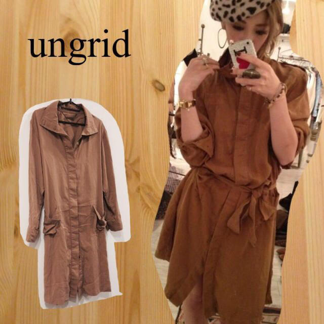 Ungrid(アングリッド)の大幅値下げ♡パールボタントレンチコート♡ レディースのジャケット/アウター(トレンチコート)の商品写真