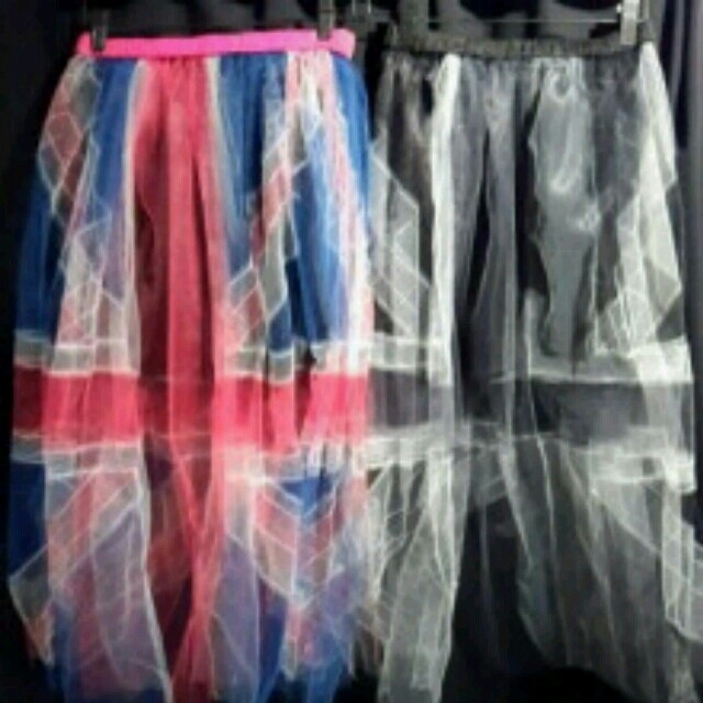 HELLCATPUNKS(ヘルキャットパンクス)のチュールスカート レディースのスカート(ロングスカート)の商品写真