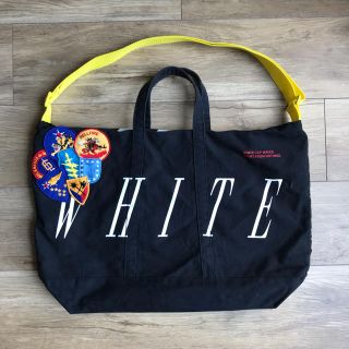 オフホワイト(OFF-WHITE)の【最終値下げ】OFF WHITE オフホワイト トートバッグ ショルダーバッ(ショルダーバッグ)