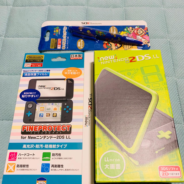 NEWニンテンドー2DS LL ブラック×ライム